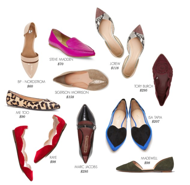 nordstrom pointed flats